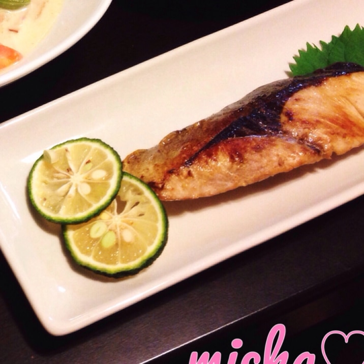 脂がのっていない魚でも!ハマチのバター焼き♡